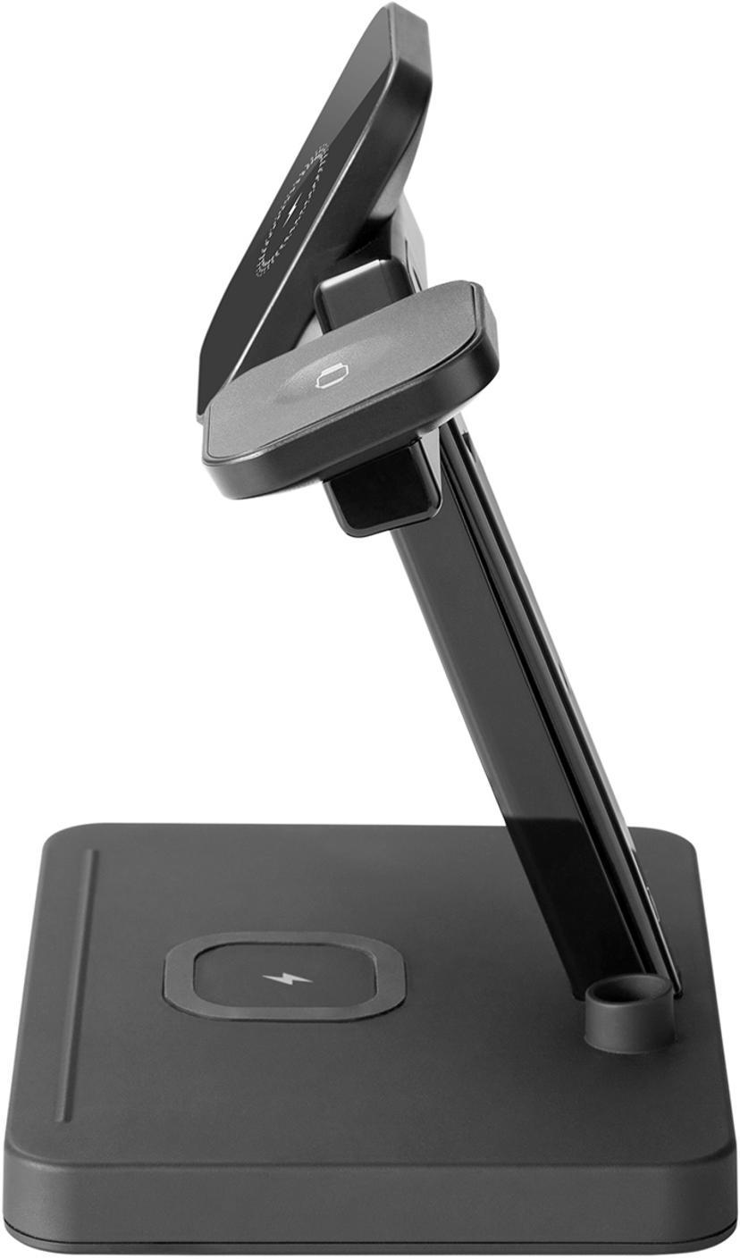 Cirafon On-table Qi Fast Charger Wireless Multistand Musta
