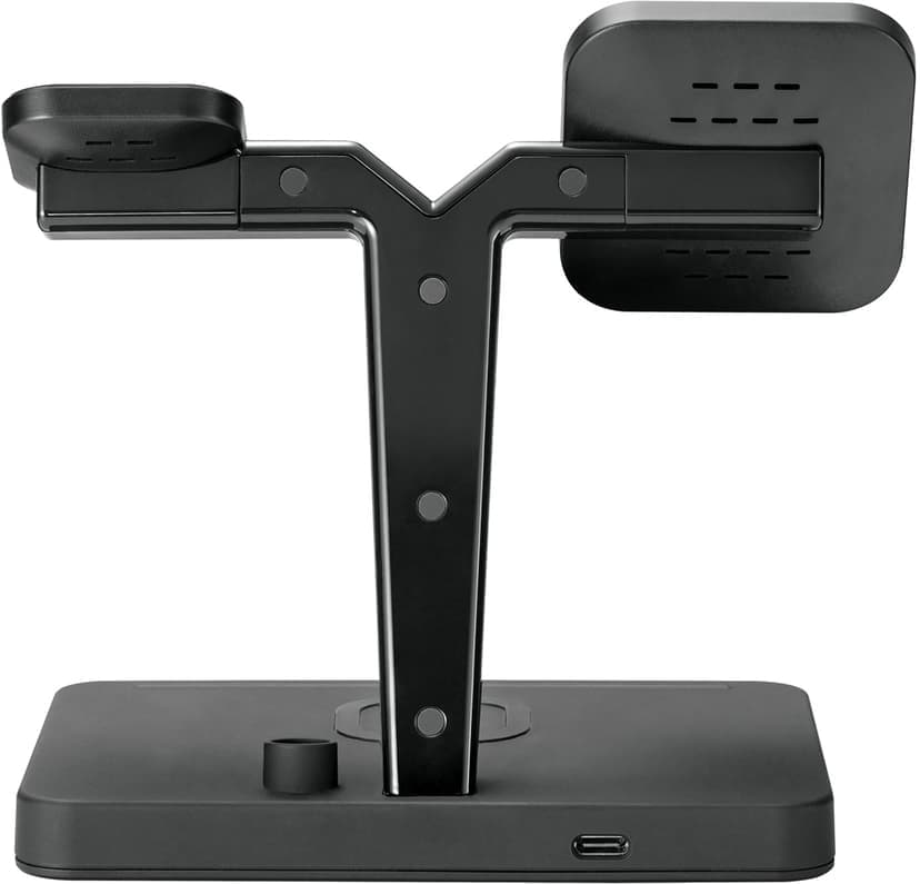 Cirafon On-table Qi Fast Charger Wireless Multistand Musta