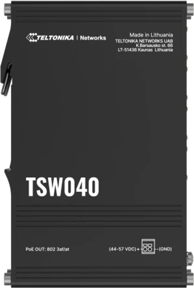 Teltonika TSW040 8xFE PoE 240W DIN Switch