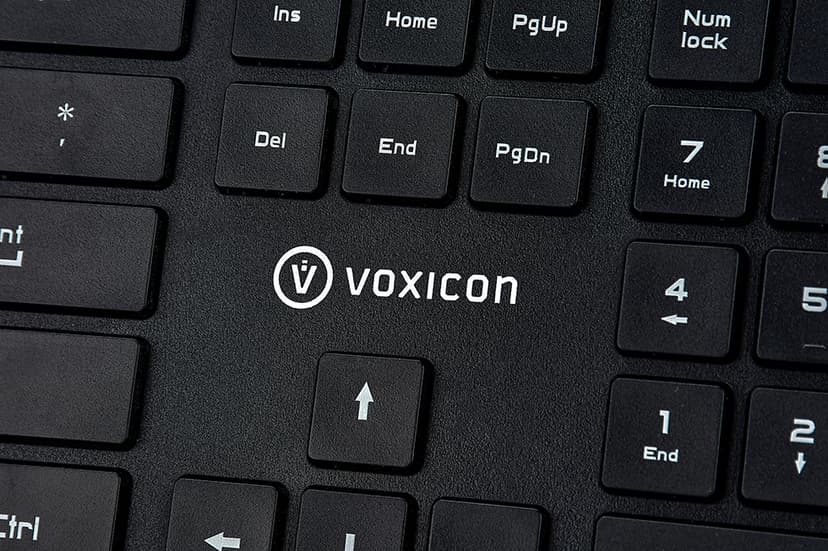 Voxicon DK-602WLB tangentbord RF Trådlös QWERTY Nordic Trådlös Nordic