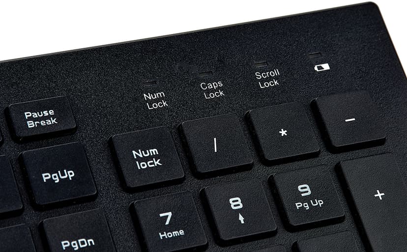 Voxicon Trådløst tastatur 602Wl Svart Trådløs Nordisk