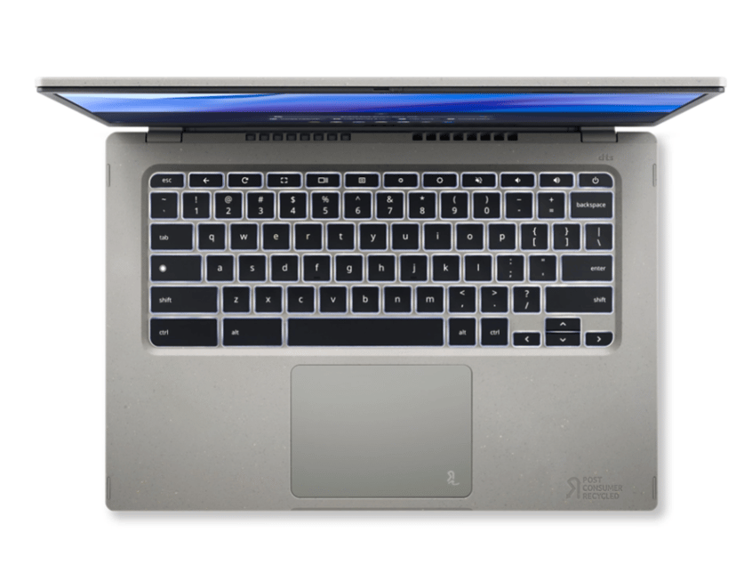 Acer Chromebook Vero 514 CBV514-1H-32HZ Intel® Core™ i3 i3-1215U 35,6 cm (14") Full HD 8 GB LPDDR4x-SDRAM 128 GB SSD Wi-Fi 6 (802.11ax) ChromeOS Grijs Core i3 8GB 128GB 14"