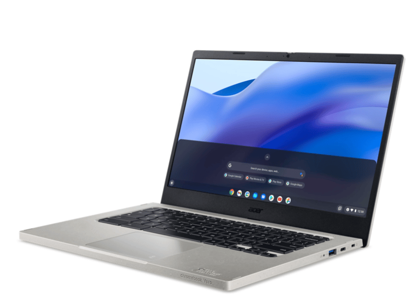 Acer Chromebook Vero 514 CBV514-1H-32HZ Intel® Core™ i3 i3-1215U 35,6 cm (14") Full HD 8 GB LPDDR4x-SDRAM 128 GB SSD Wi-Fi 6 (802.11ax) ChromeOS Grijs Core i3 8GB 128GB 14"
