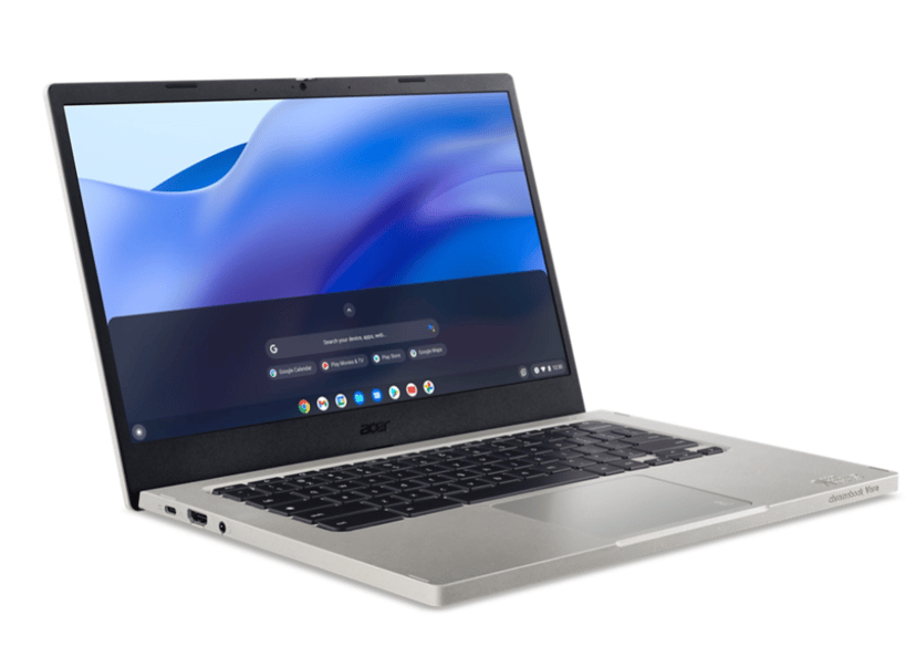 Acer Chromebook Vero 514 CBV514-1H-32HZ Intel® Core™ i3 i3-1215U 35,6 cm (14") Full HD 8 GB LPDDR4x-SDRAM 128 GB SSD Wi-Fi 6 (802.11ax) ChromeOS Grijs Core i3 8GB 128GB 14"