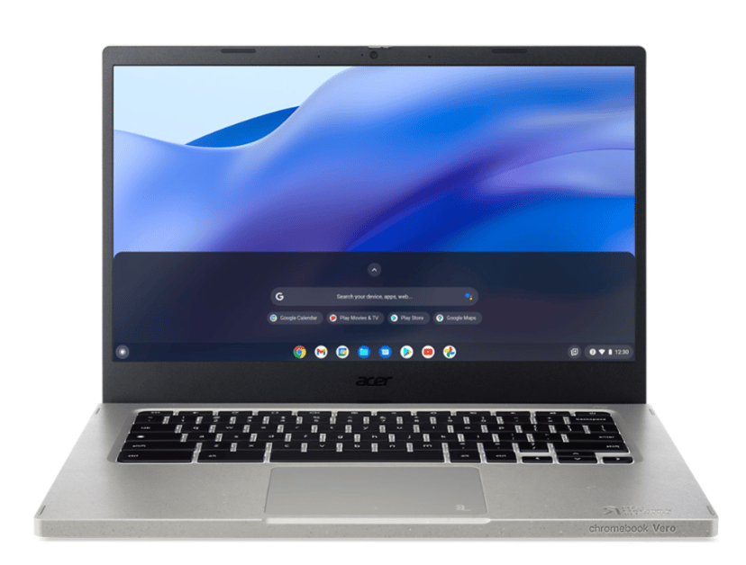 Acer Chromebook Vero 514 CBV514-1H-32HZ Intel® Core™ i3 i3-1215U 35,6 cm (14") Full HD 8 GB LPDDR4x-SDRAM 128 GB SSD Wi-Fi 6 (802.11ax) ChromeOS Grijs Core i3 8GB 128GB 14"