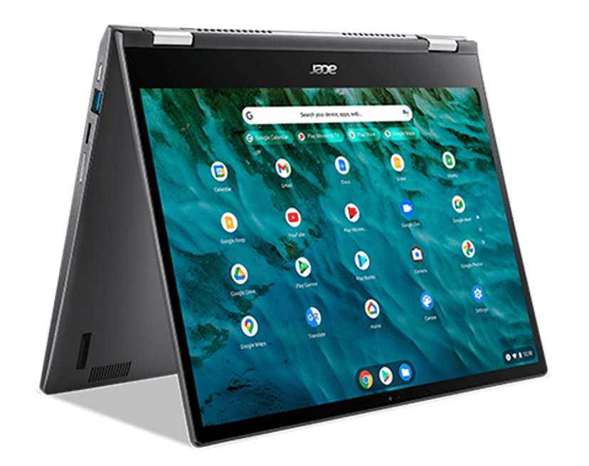 Acer Chromebook CP713-3W-30UE Intel® Core™ i3 i3-1115G4 34,3 cm (13.5") Touchscreen Quad HD 8 GB LPDDR4x-SDRAM 256 GB SSD Wi-Fi 6 (802.11ax) ChromeOS Grijs Core i3 8GB 256GB 13.5"