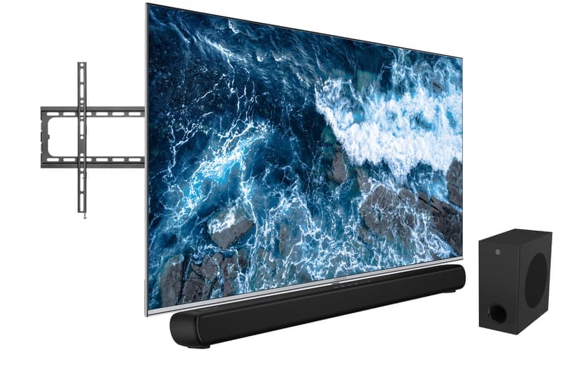 Voxicon VXV765UA 65" 4K LED Android TV + Chromecast Konferenskit deluxe