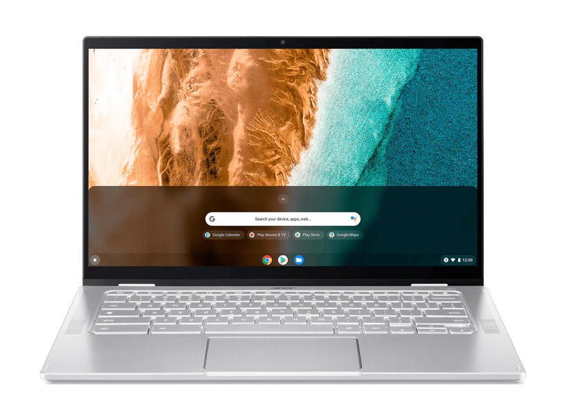 Acer Chromebook Spin 514 CP514-2H-597C Intel® Core™ i5 i5-1130G7 35,6 cm (14") Touchscreen 8 GB LPDDR4x-SDRAM 256 GB SSD Wi-Fi 6 (802.11ax) ChromeOS Zilver Core i5 8GB 256GB 14"