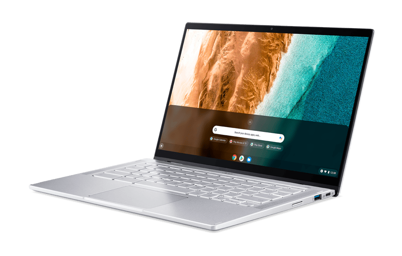Acer Chromebook Spin 514 CP514-2H-597C Intel® Core™ i5 i5-1130G7 35,6 cm (14") Touchscreen 8 GB LPDDR4x-SDRAM 256 GB SSD Wi-Fi 6 (802.11ax) ChromeOS Zilver Core i5 8GB 256GB 14"