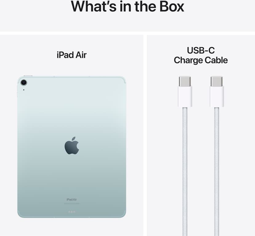 Apple iPad Air (2024) WiFi + Cellular 8GB 13" Apple M 1000GB Blauw