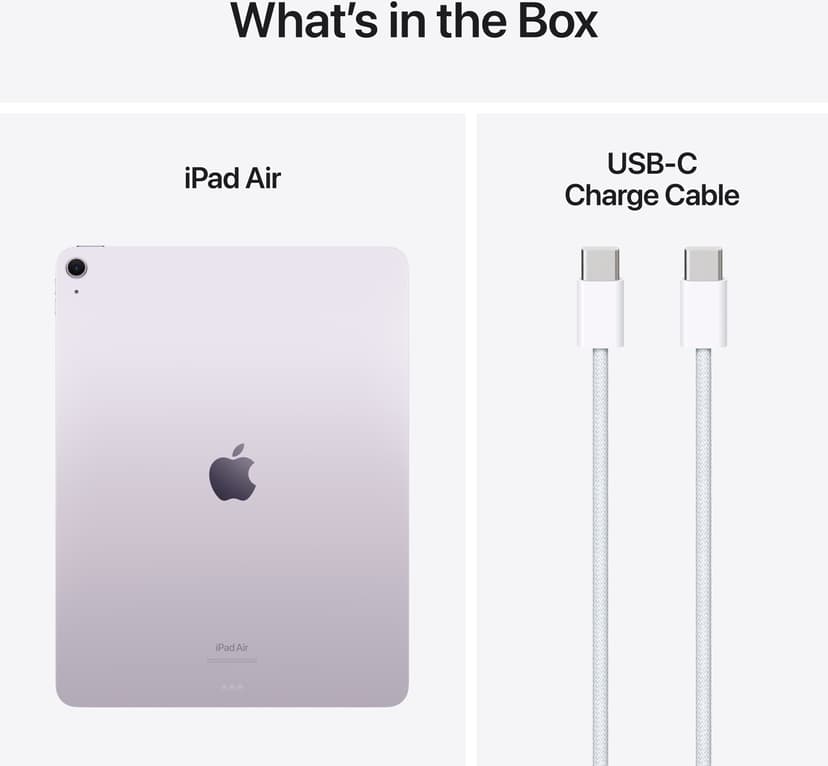 Apple iPad Air (2024) WiFi 8GB 13" Apple M 1000GB Paars