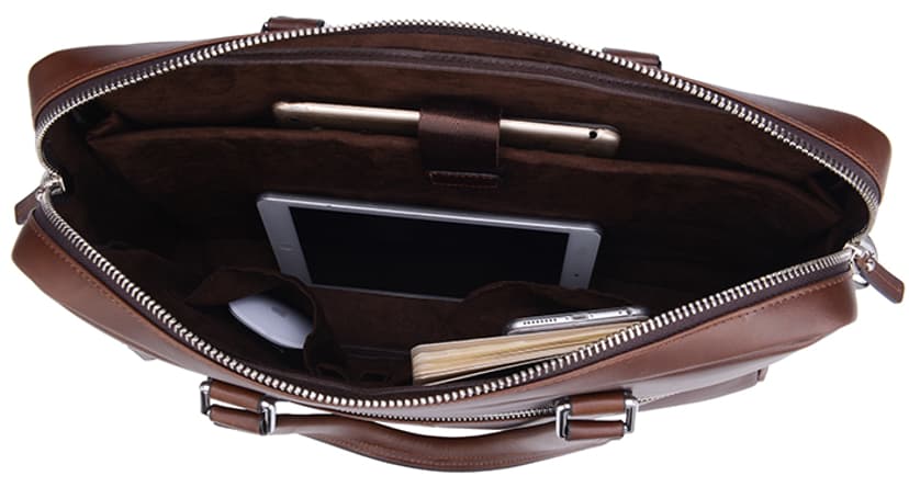 Cirafon Leather Vintage  14" & 15.6" 15.6" Echt leer Bruin