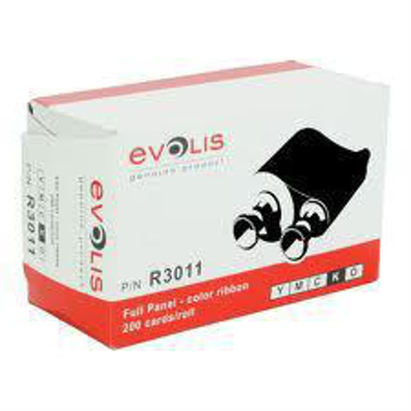 Evolis Ribbon Color YMCKO 200-Cards