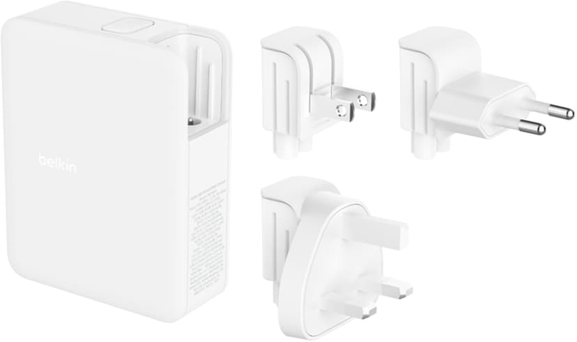 Belkin 140w USB Gan 4-ports Wall Charger Hvit