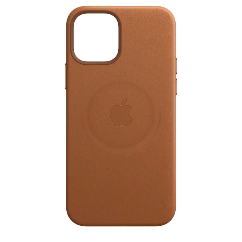 Apple Leather Case with MagSafe iPhone 12, iPhone 12 Pro Brun