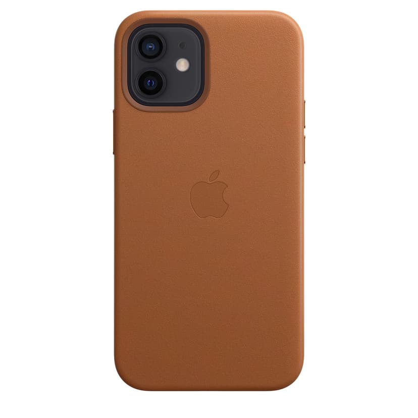 Apple Leather Case with MagSafe iPhone 12, iPhone 12 Pro Brun