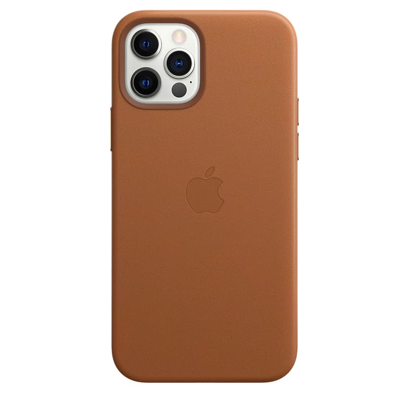 Apple Leather Case with MagSafe iPhone 12, iPhone 12 Pro Brun