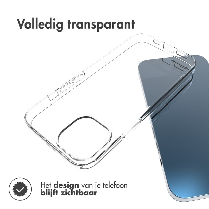 Accezz Clear Backcover iPhone 14 Transparant
