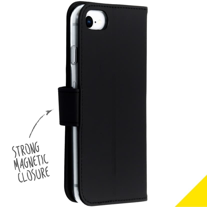 Accezz Wallet Softcase Bookcase iPhone 7/8/SE (2020)/SE (2022) Zwart