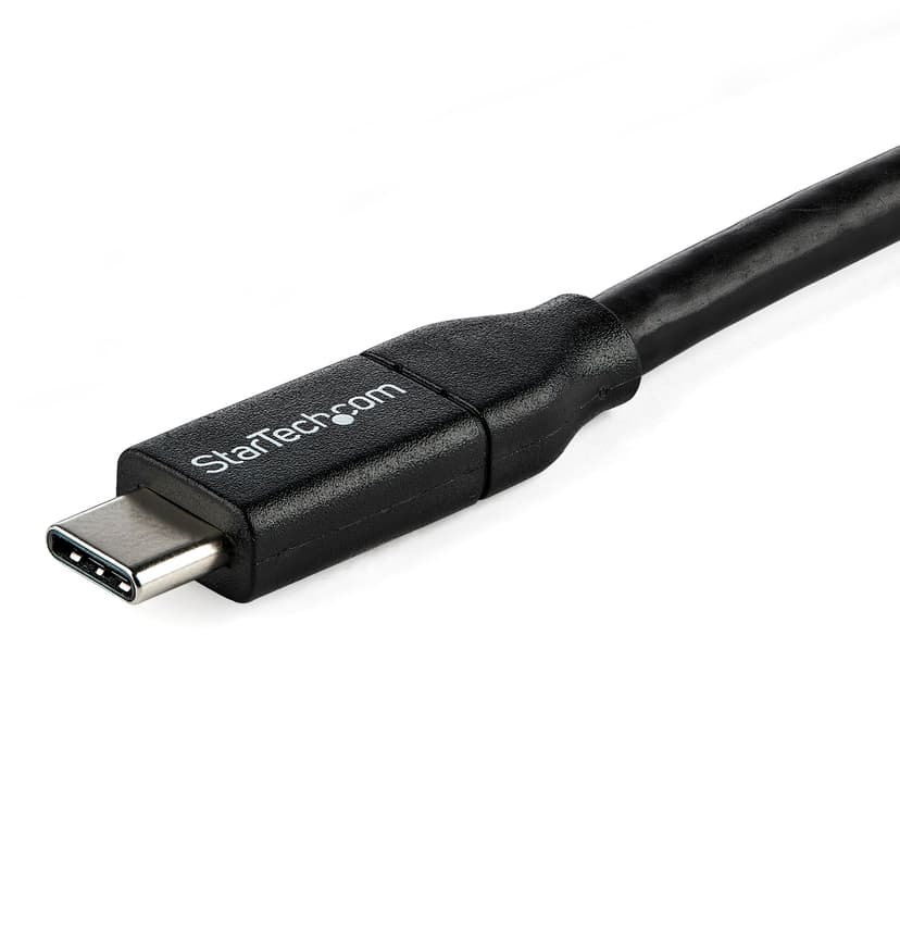 Startech StarTech.com USB-C naar USB-C kabel met 5A/100 W Power Delivery - M/M - 1 m - USB 2.0 - USB-IF certificatie 1m USB C USB C Zwart