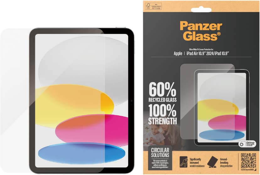 Panzerglass Ultra-Wide Fit iPad 10th gen, iPad Air 11" (2024), iPad Air 11" (2025)