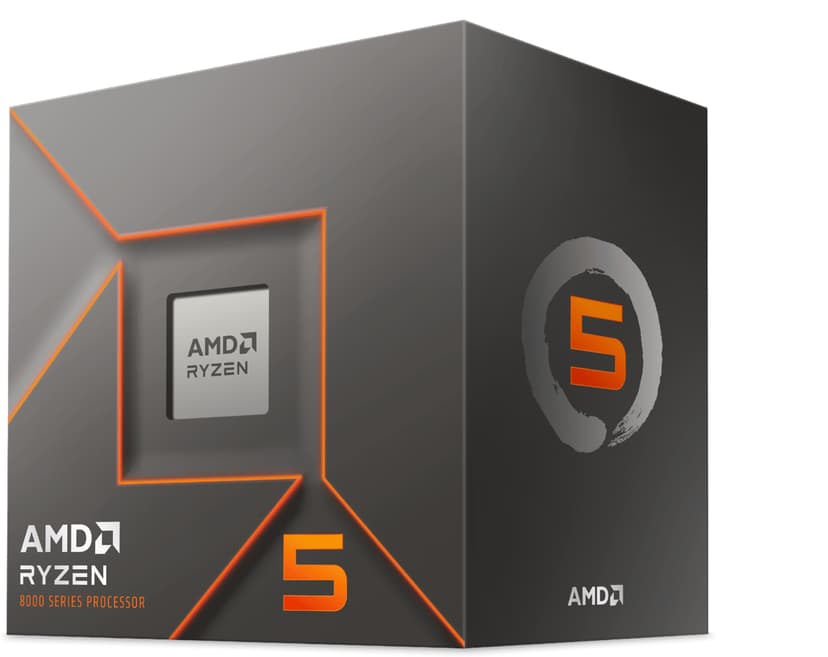 CPU AMD Ryzen 5 8400F CPU AMD Ryzen 5 8400F 4.2GHz AM5 Processor (100-100001591BOX)