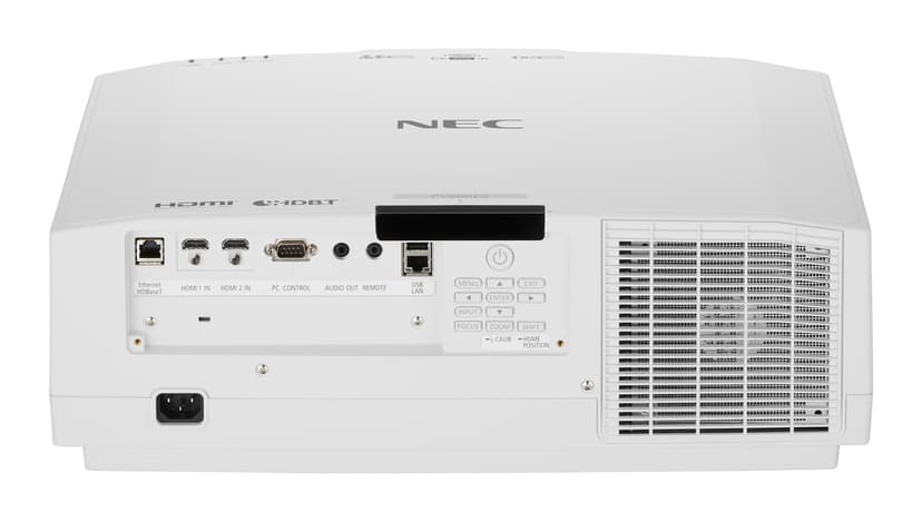 NEC PV710UL-W dataprojektori Vakioprojektori 7100 ANSI lumenia 3LCD WUXGA (1920x1200) Valkoinen