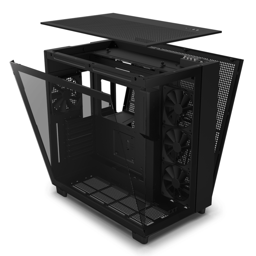 NZXT H9 Flow Dual Chamber Midi Tower Sort