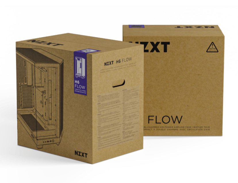NZXT H6 Flow Midi Tower Valkoinen