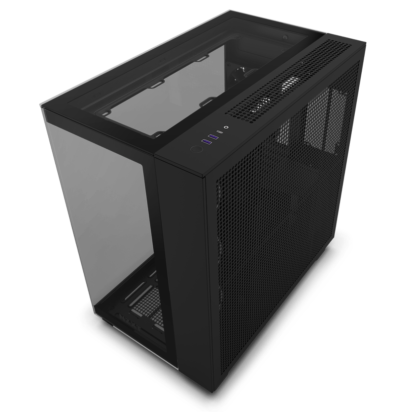 NZXT H9 Elite Premium Dual Chamber Midi Tower Musta