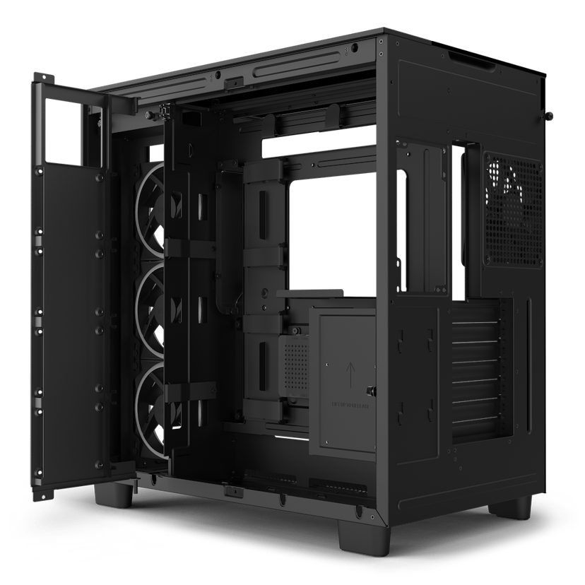 NZXT H9 Elite Premium Dual Chamber Midi Tower Sort