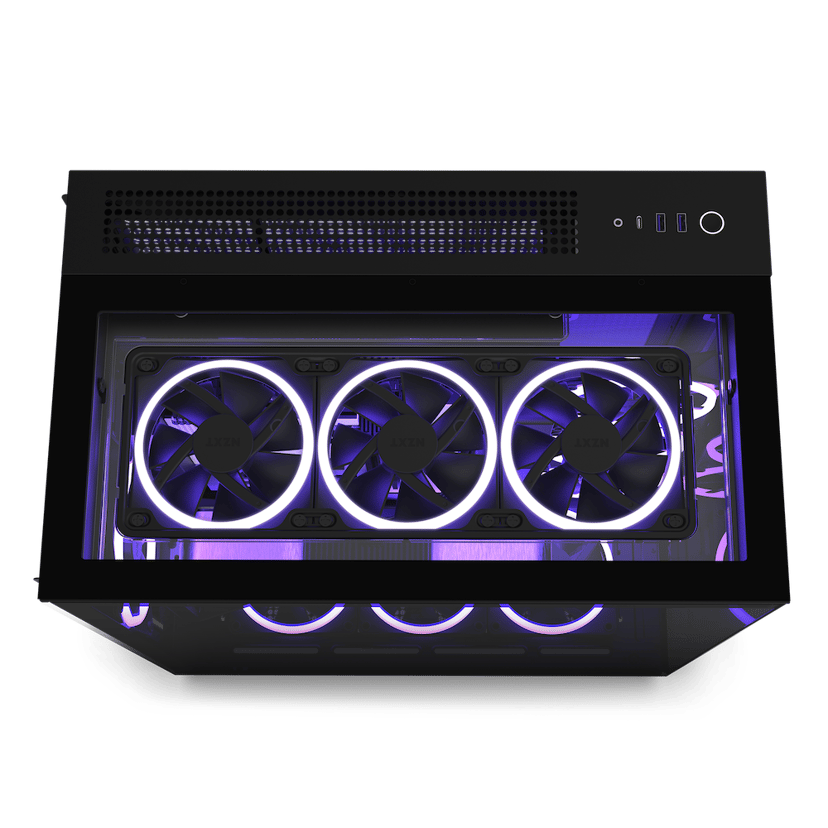 NZXT H9 Elite Premium Dual Chamber Midi Tower Sort
