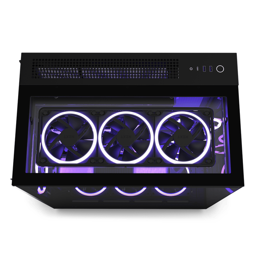 NZXT H9 Elite Premium Dual Chamber Midi Tower Svart