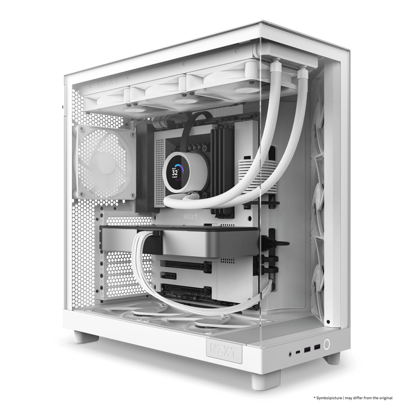 NZXT H6 Flow Midi Tower Hvit