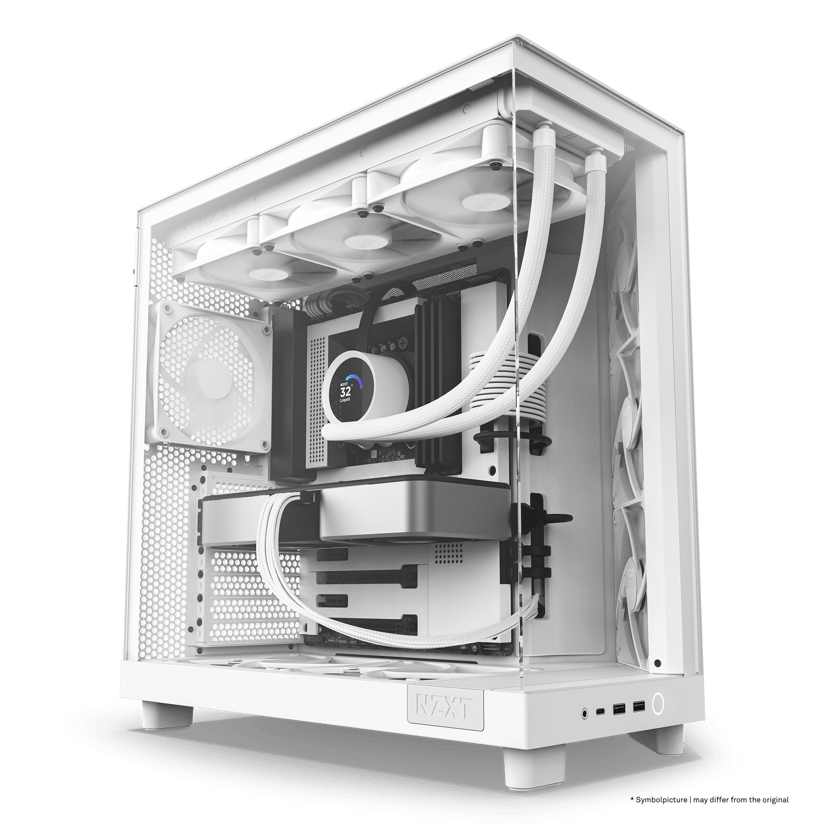 NZXT H6 Flow Midi Tower Valkoinen