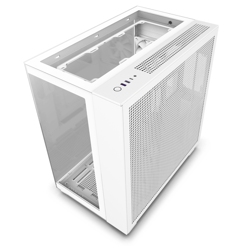 NZXT H9 Elite Premium Dual Chamber Midi Tower Hvit