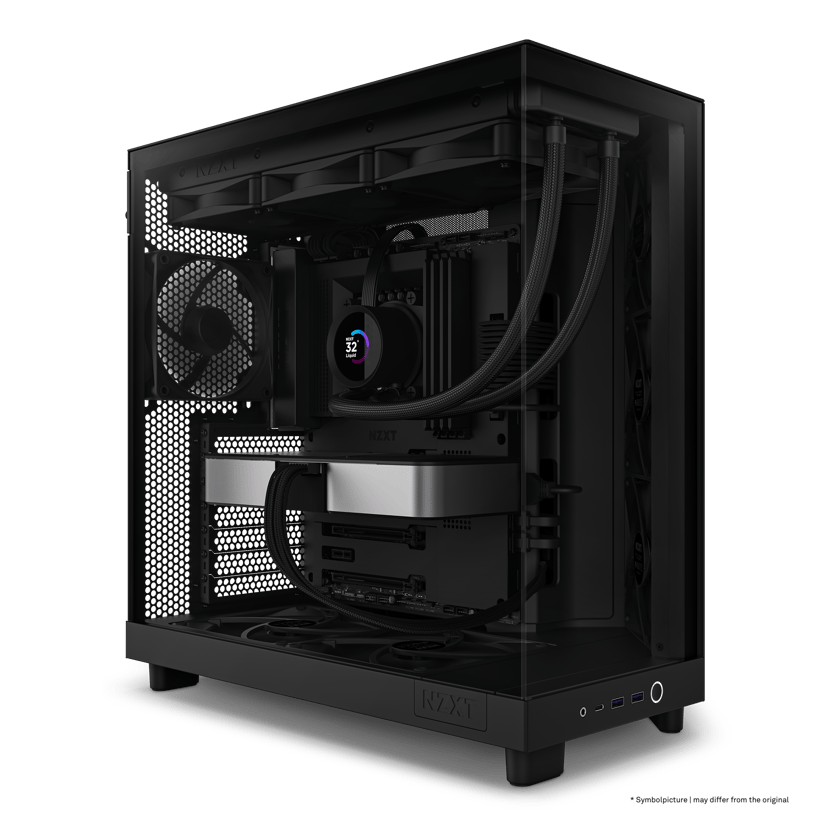 NZXT H6 Flow Midi Tower Musta