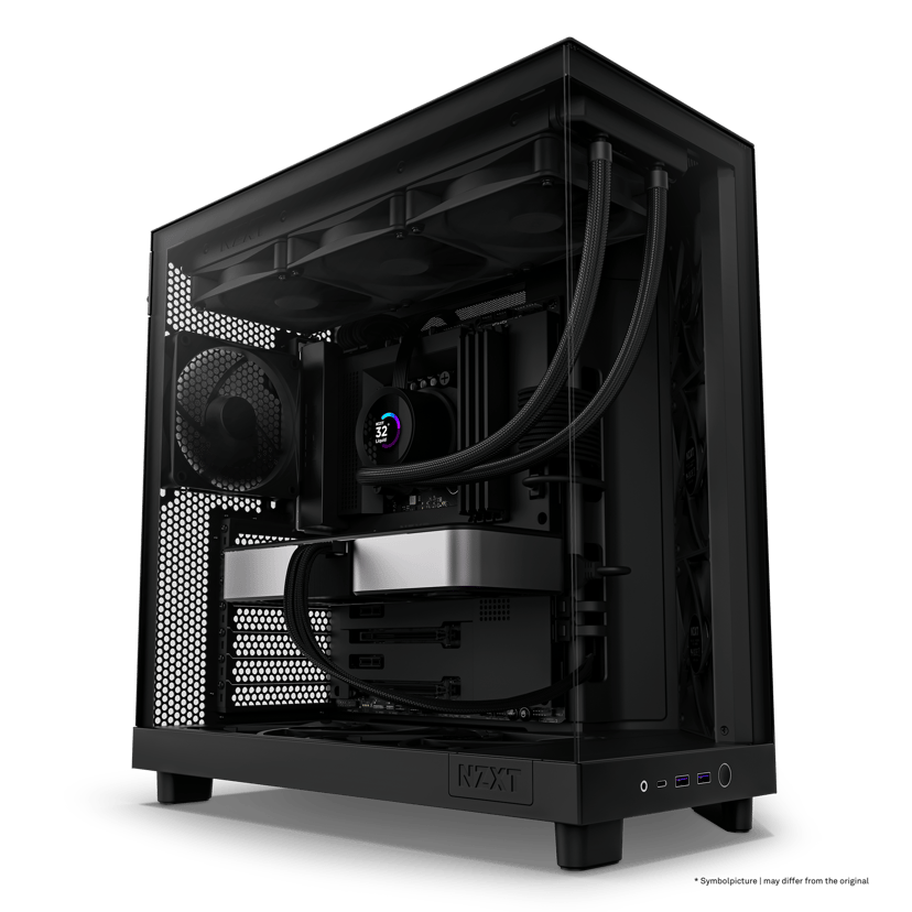 NZXT H6 Flow Midi Tower Svart