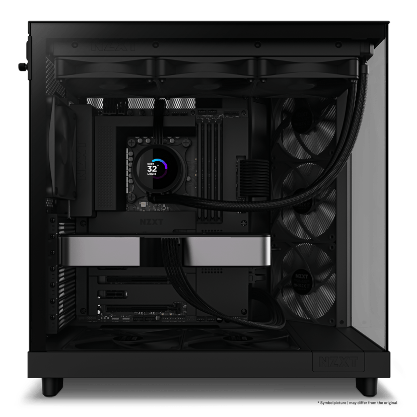 NZXT H6 Flow Midi Tower Musta