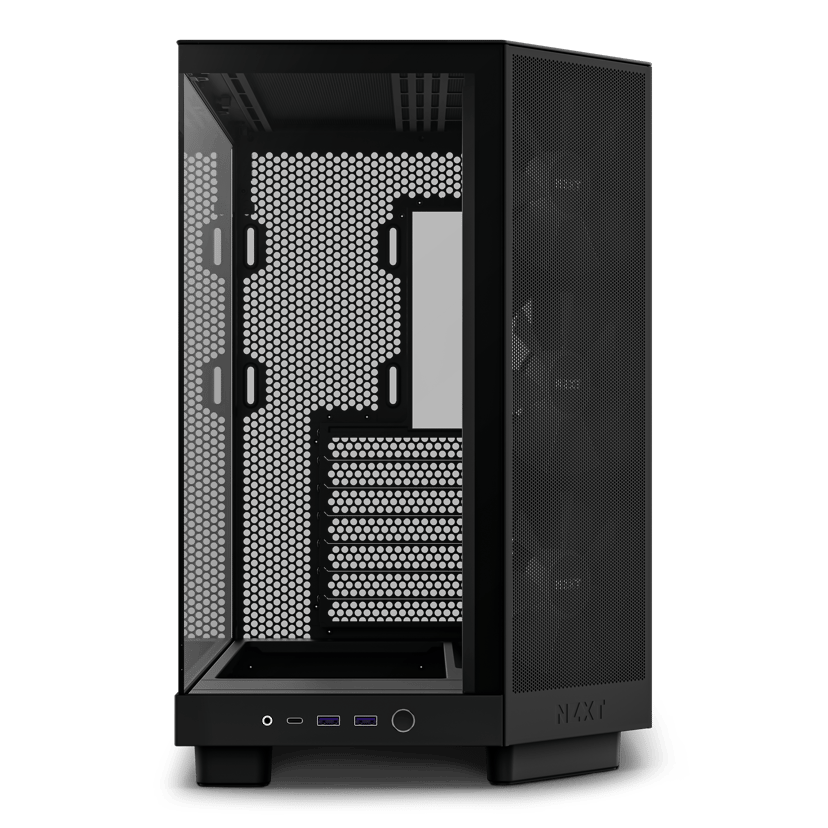 NZXT H6 Flow RGB Midi Tower Svart