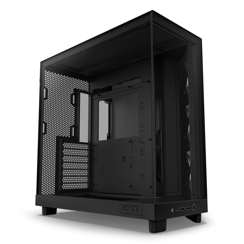 NZXT H6 Flow RGB Midi Tower Svart