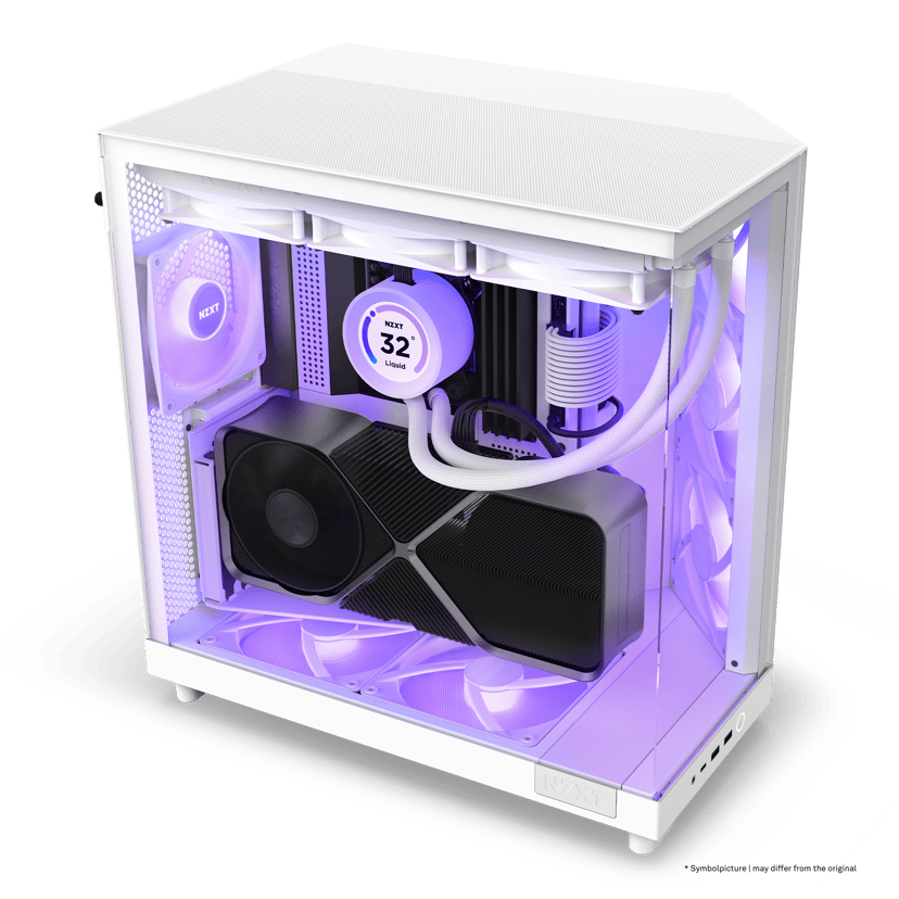 NZXT H6 Flow RGB Midi Tower Hvid