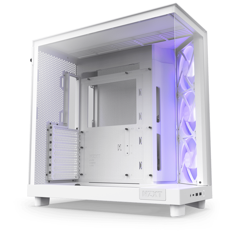 NZXT H6 Flow RGB Midi Tower Hvit