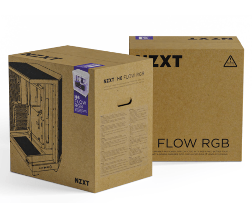 NZXT H6 Flow RGB Midi Tower Hvid