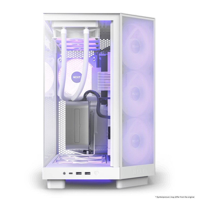 NZXT H6 Flow RGB Midi Tower Hvid