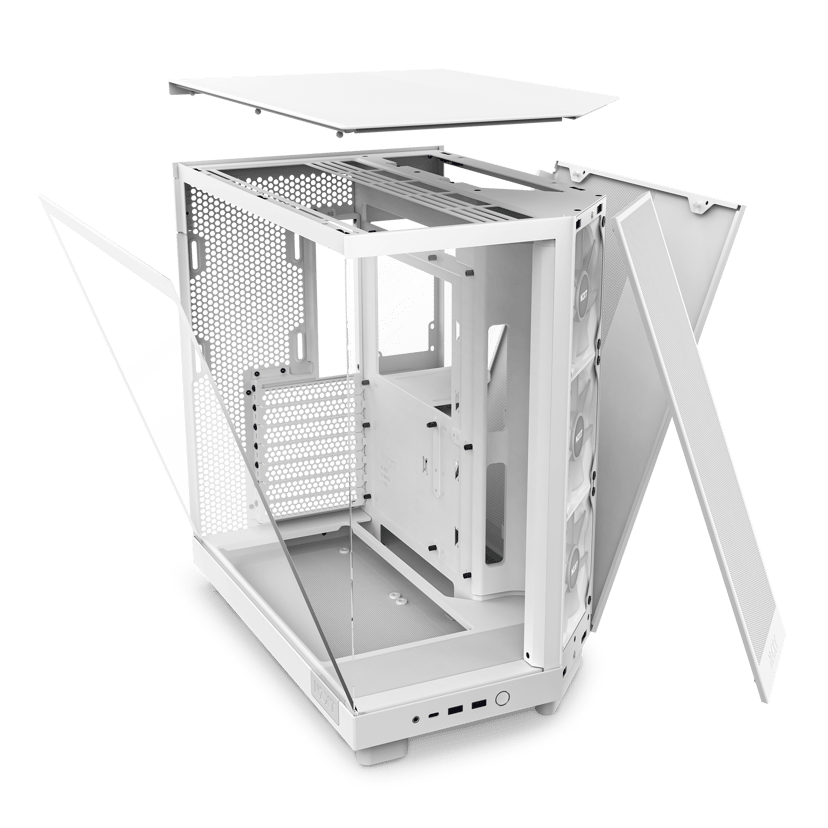 NZXT H6 Flow RGB Midi Tower Hvid