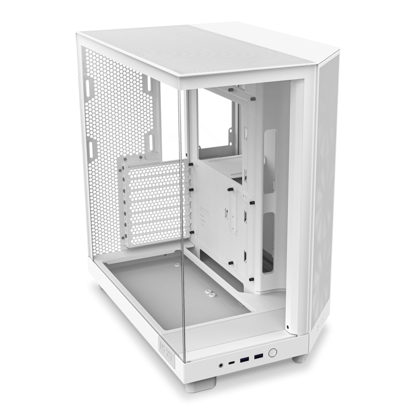NZXT H6 Flow RGB Midi Tower Valkoinen