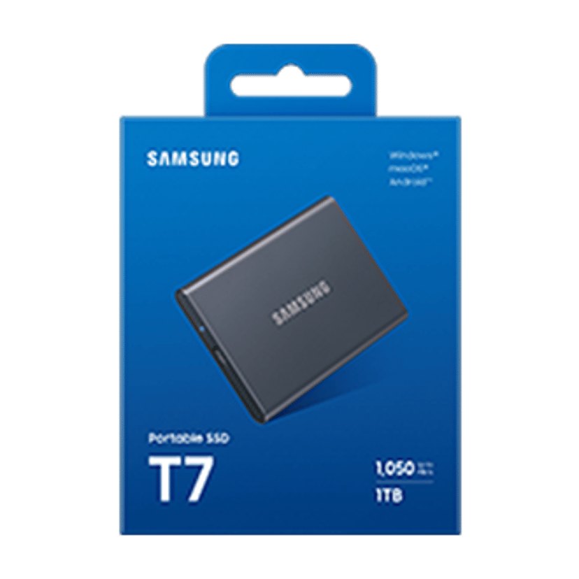 Samsung Portable SSD T7 4TB GEN 2 USB Type-C Grijs