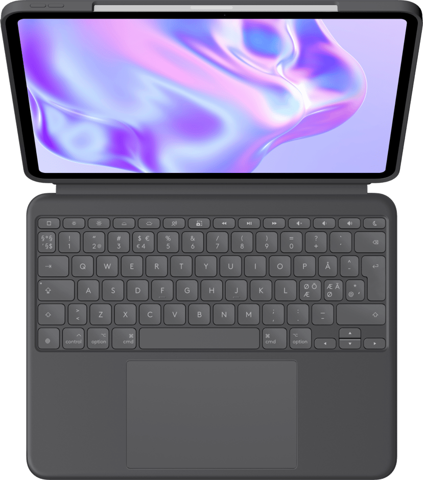 Logitech Combo Touch for Ipad Pro Dansk, Nordisk, Svensk, Finsk Grafitt