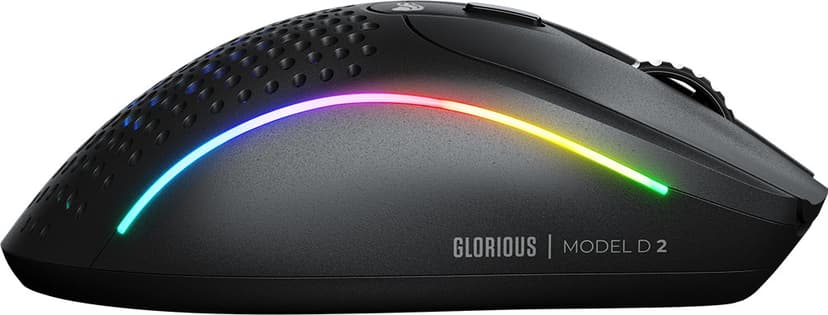 Glorious Model D2 Gaming Mouse Wireless RF trådløs + Bluetooth